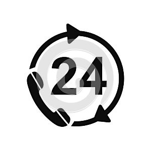 Round-the-clock support icon